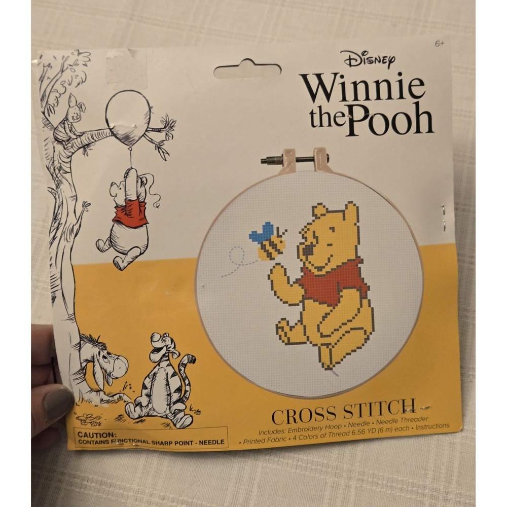 Innovative Designs Disney Winnie The Pooh Stamped Cross Stitch Kit New